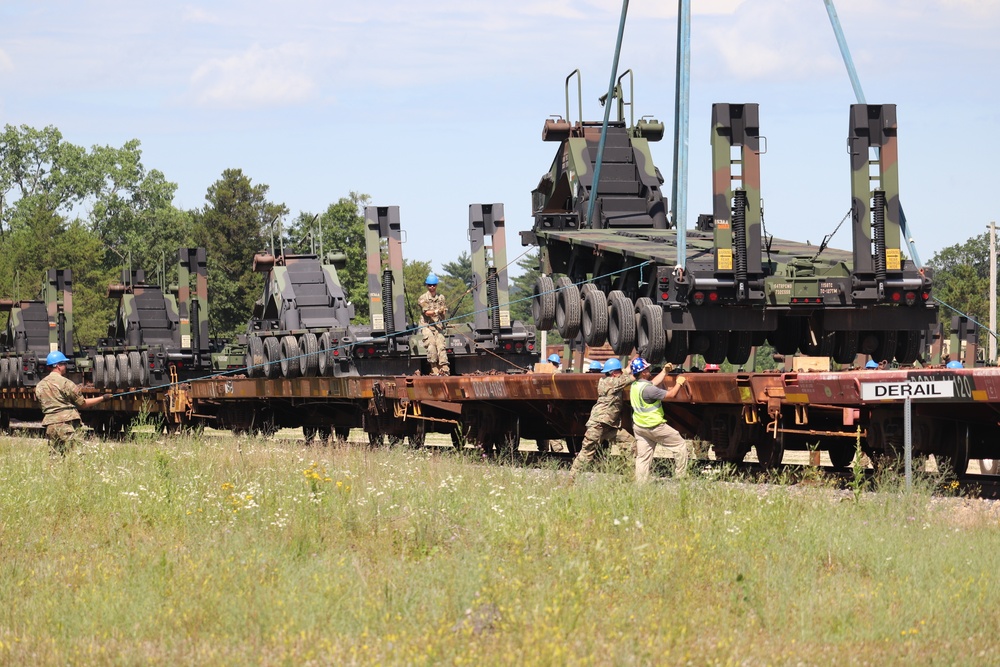 DVIDS Images July 2019 rail movement at Fort McCoy for Wisconsin National Guard units [Image