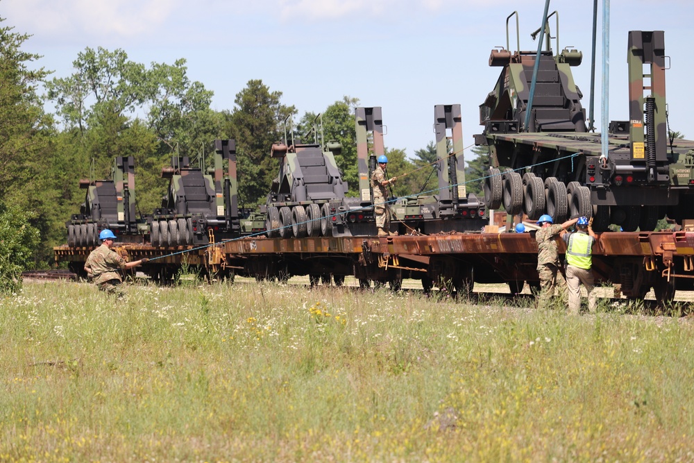 DVIDS Images July 2019 rail movement at Fort McCoy for Wisconsin National Guard units [Image