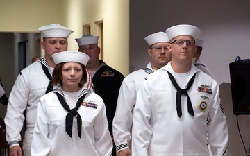 Naval Museum hosts a retirement