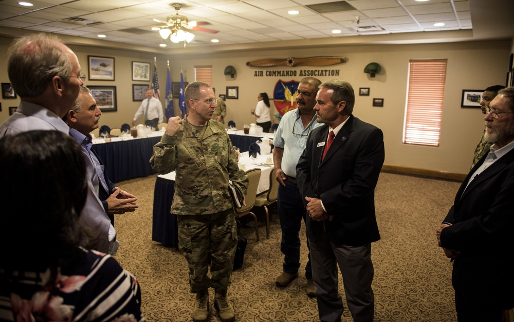 AFSOC Commander visits Cannon AFB