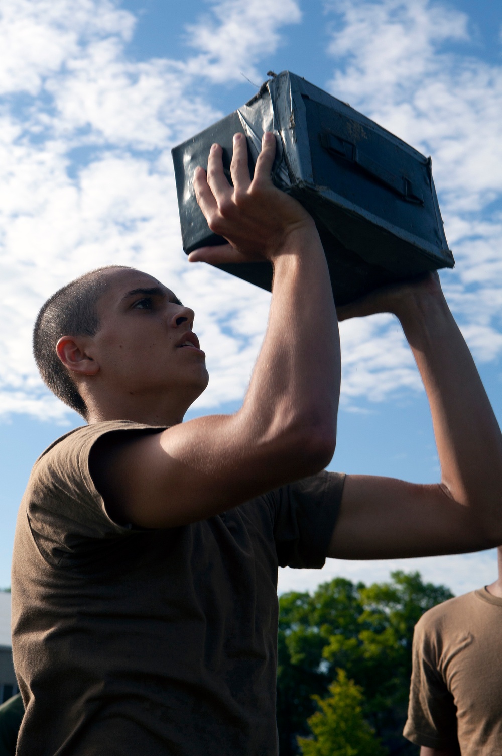 NROTC New Student Indoc - USMC Combat Fitness Test