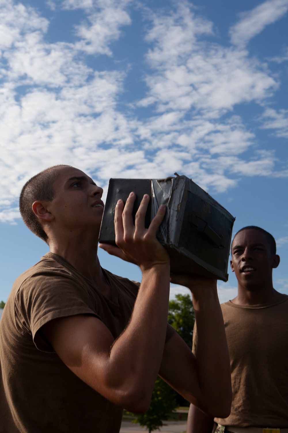 NROTC New Student Indoc - USMC Combat Fitness Test