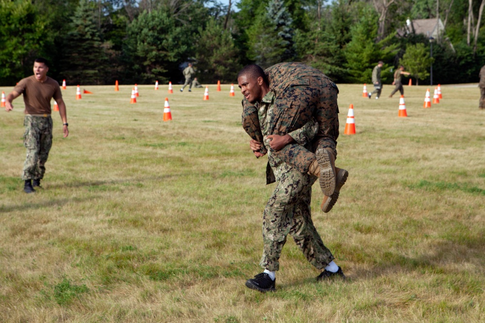 NROTC New Student Indoc - USMC Combat Fitness Test