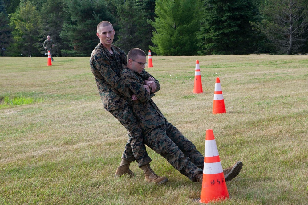 NROTC New Student Indoc - USMC Combat Fitness Test