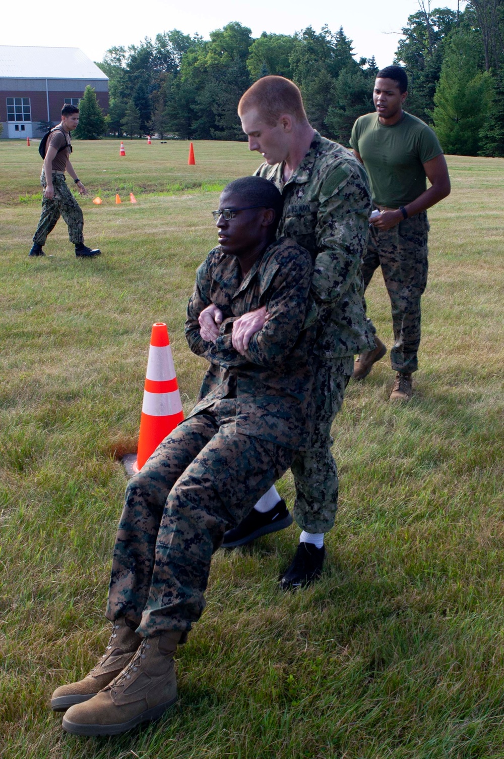 NROTC New Student Indoc - USMC Combat Fitness Test