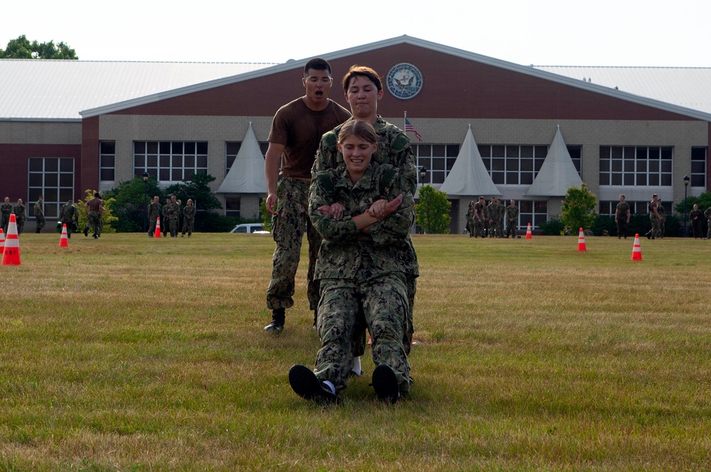 NROTC New Student Indoc - USMC Combat Fitness Test