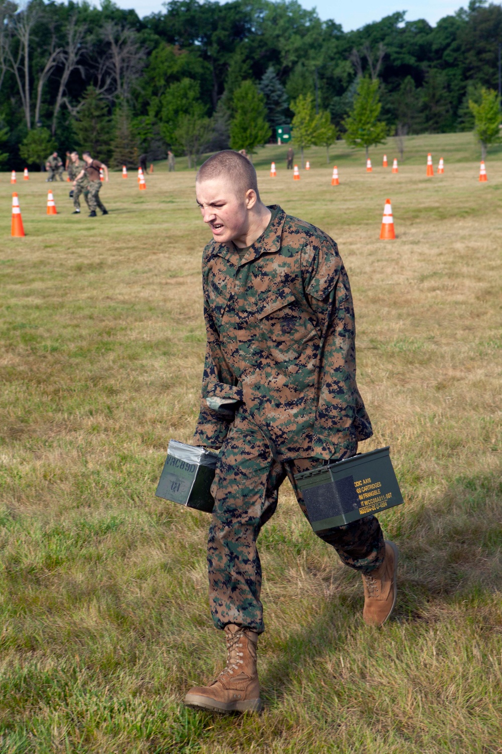 NROTC New Student Indoc - USMC Combat Fitness Test