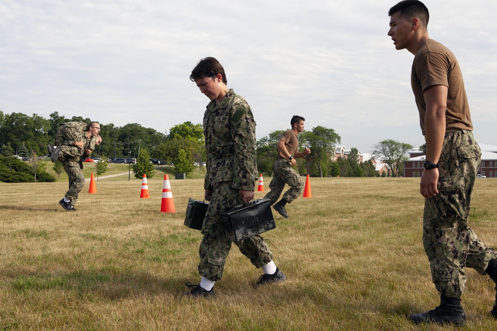 NROTC New Student Indoc - USMC Combat Fitness Test