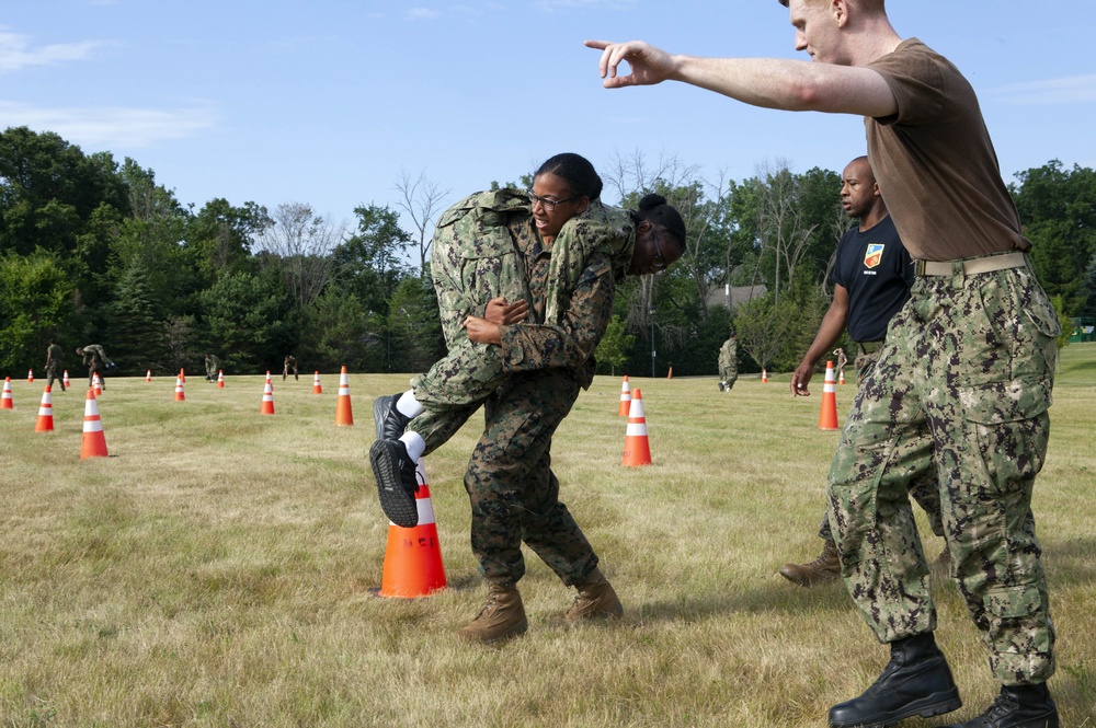 NROTC New Student Indoc - USMC Combat Fitness Test