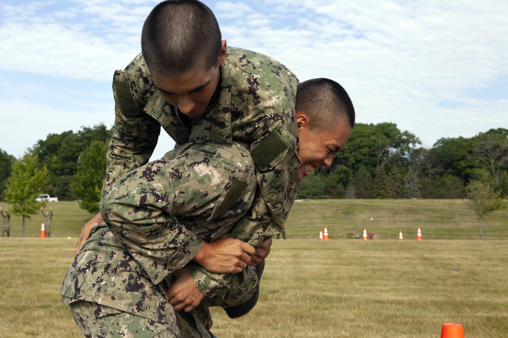 NROTC New Student Indoc - USMC Combat Fitness Test