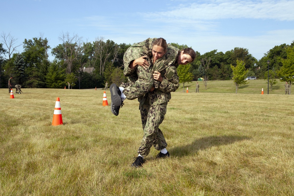 NROTC New Student Indoc - USMC Combat Fitness Test