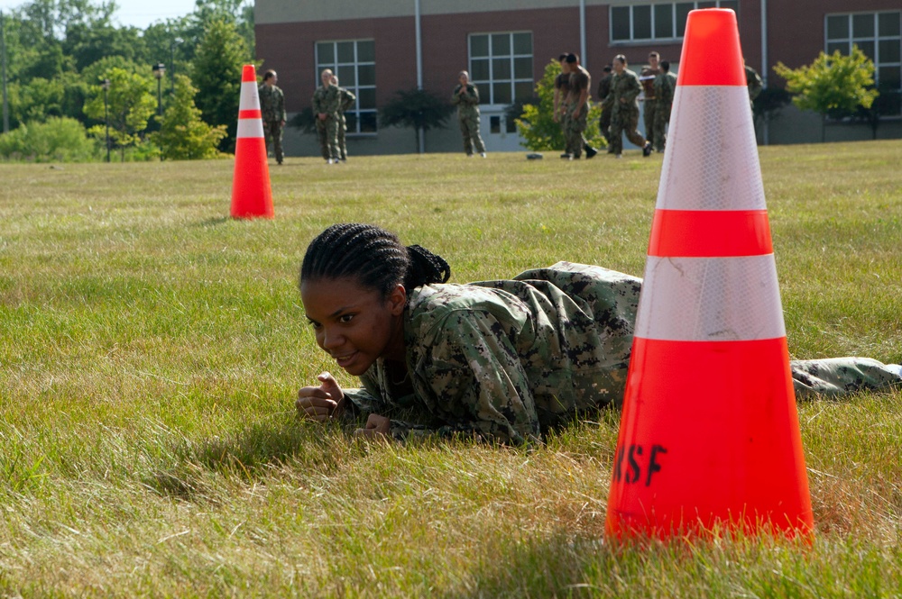 NROTC New Student Indoc - USMC Combat Fitness Test