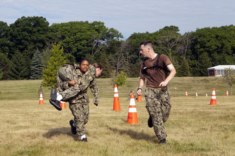 NROTC New Student Indoc - USMC Combat Fitness Test