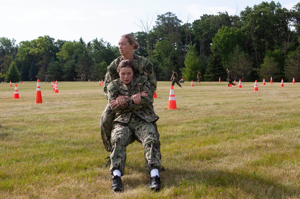 NROTC New Student Indoc - USMC Combat Fitness Test