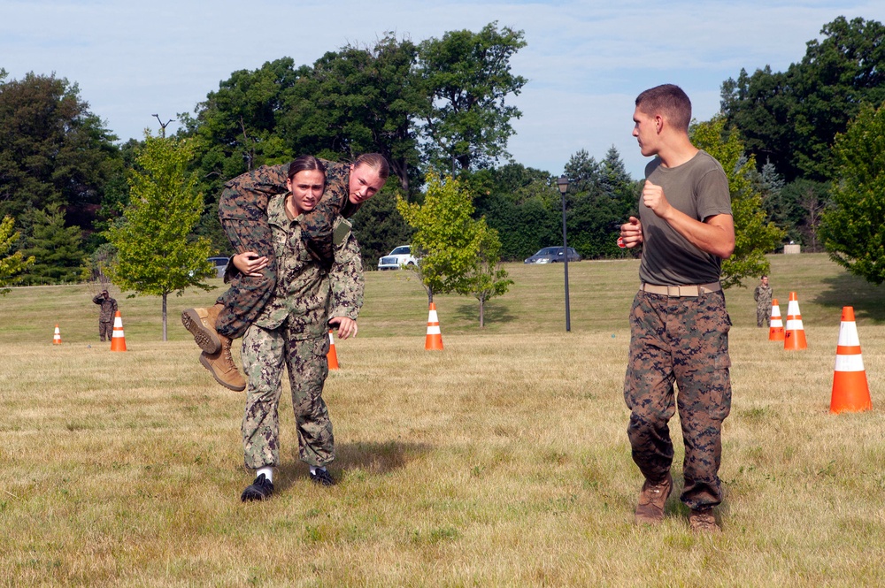 NROTC New Student Indoc - USMC Combat Fitness Test