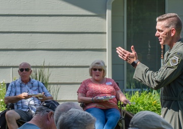 Col. Shannon Smith Visits Local Neighborhood Watch Group
