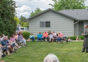 Col. Shannon Smith Visits Local Neighborhood Watch Group