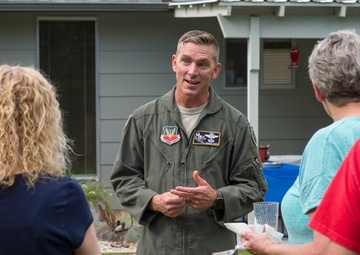 Col. Shannon Smith Visits Local Neighborhood Watch Group