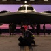 Airman takes photo of B-2 Spirit Stealth Bomber during is 30th anniversary