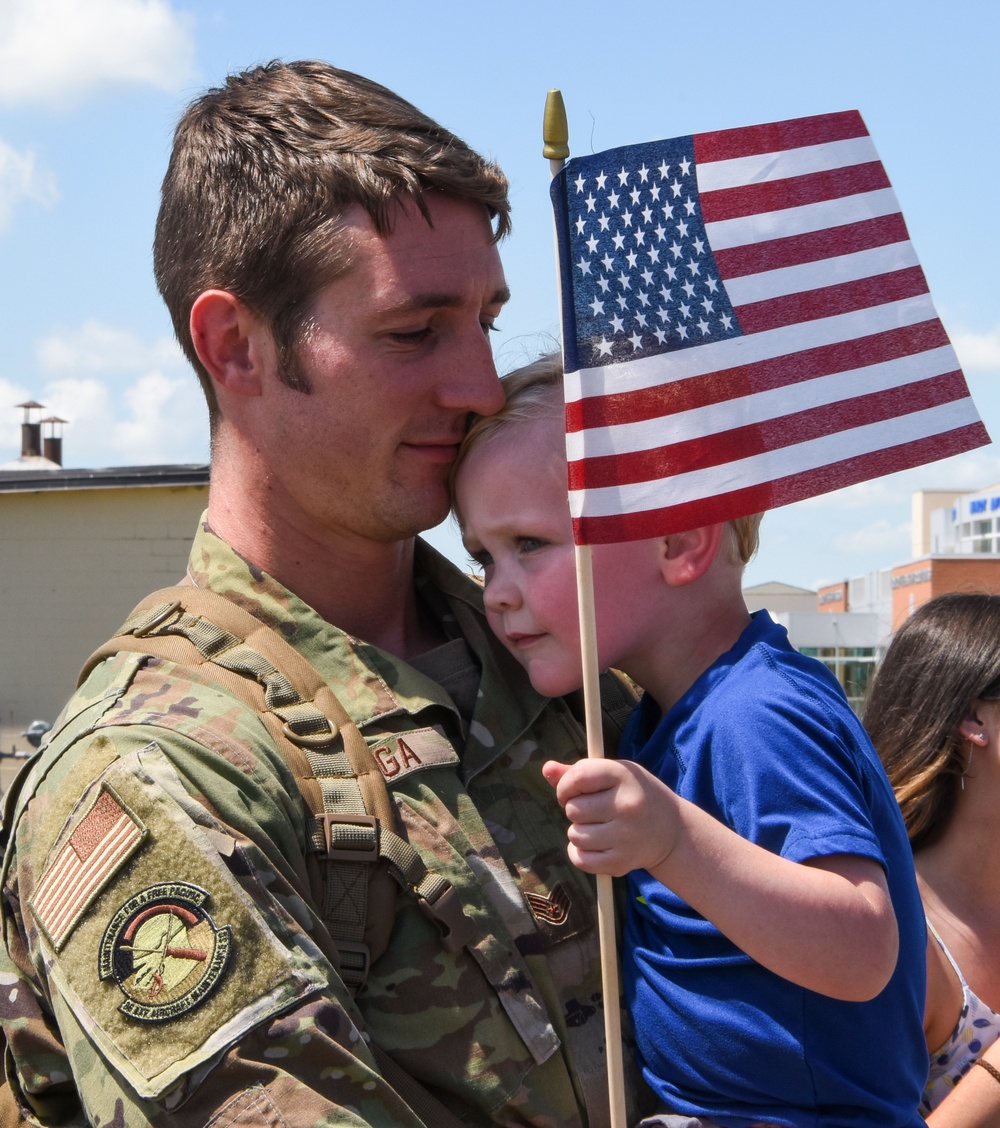 23rd Bomb Squadron Returns Home