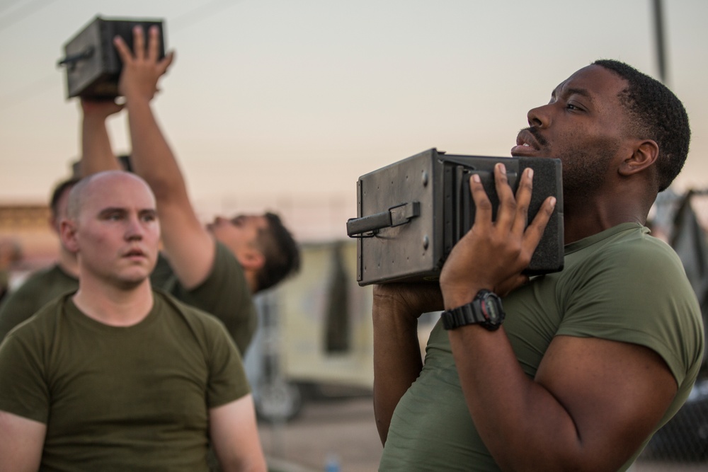 H&amp;HS Marines Conduct First CFT of the Year
