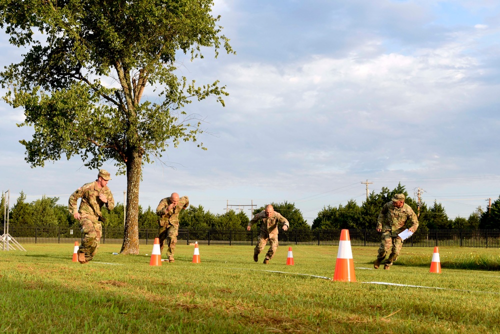 Fourteen Soldiers battled it out on the third day of the 2019 Army National Guard Best Warrior Competition at Camp Gruber, Oklahoma