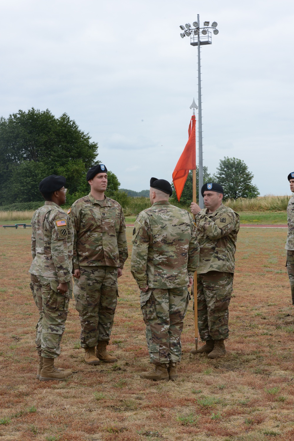 39th Signal Battalion's Change of Company Command