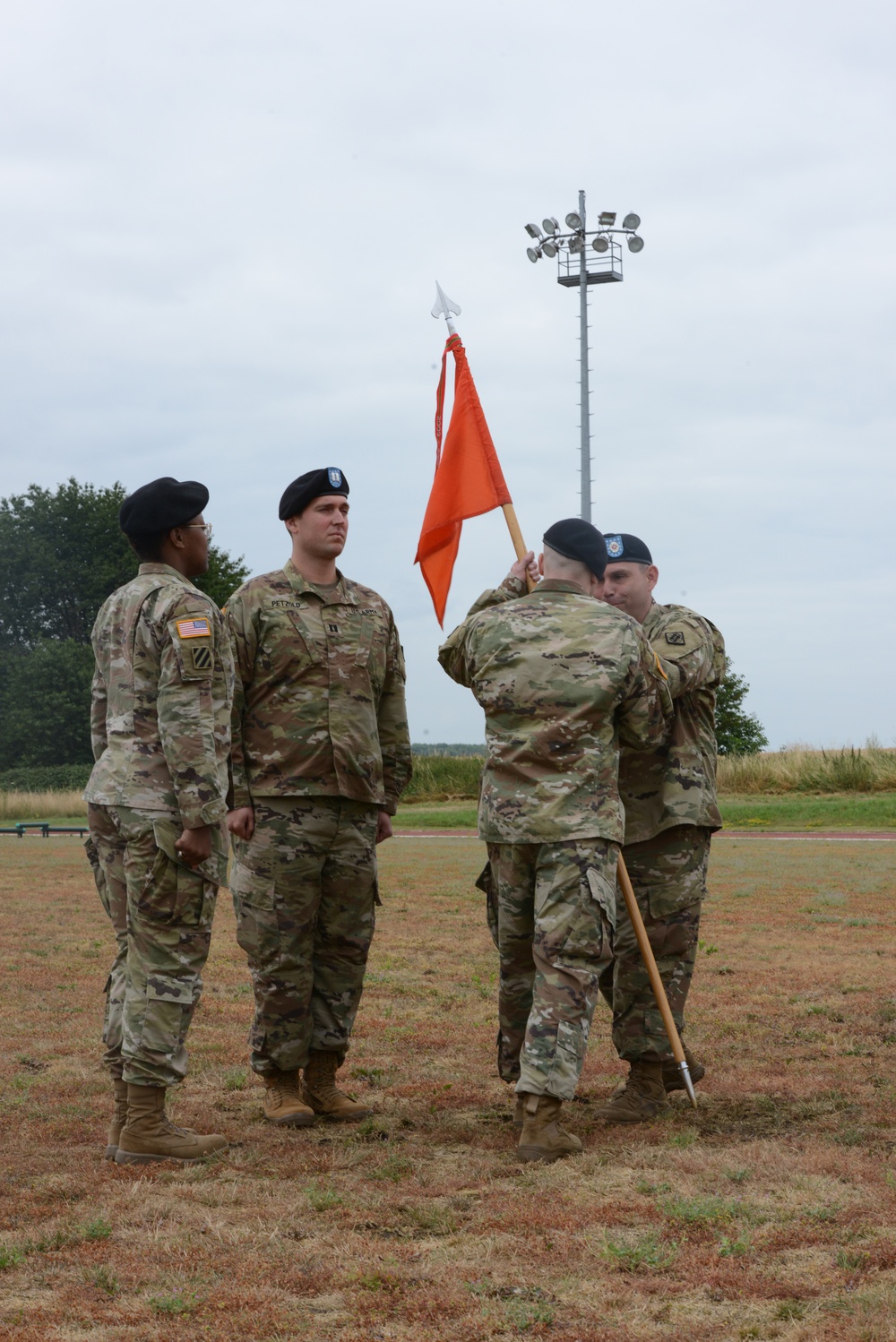 39th Signal Battalion's Change of Company Command