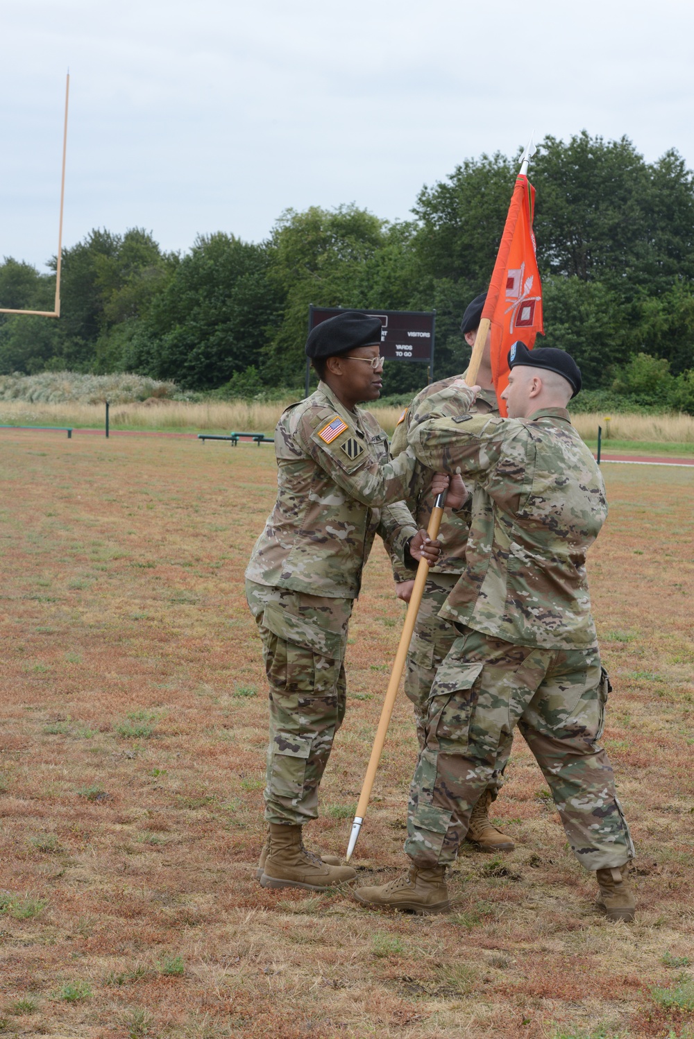 39th Signal Battalion's Change of Company Command