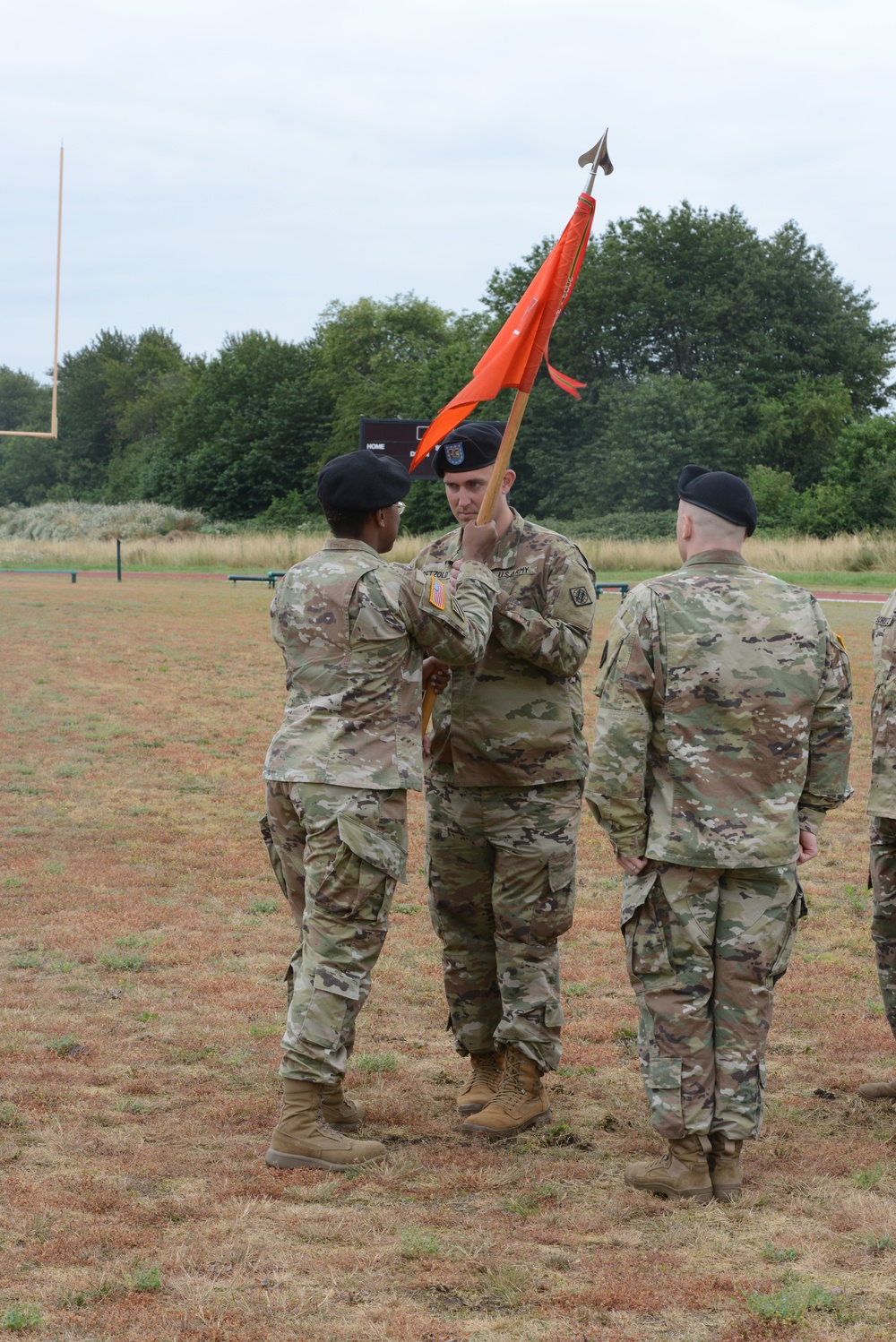 39th Signal Battalion's Change of Company Command