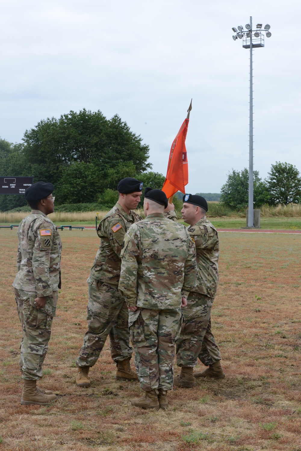 39th Signal Battalion's Change of Company Command