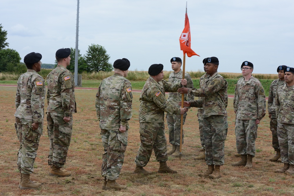 39th Signal Battalion's Change of Company Command