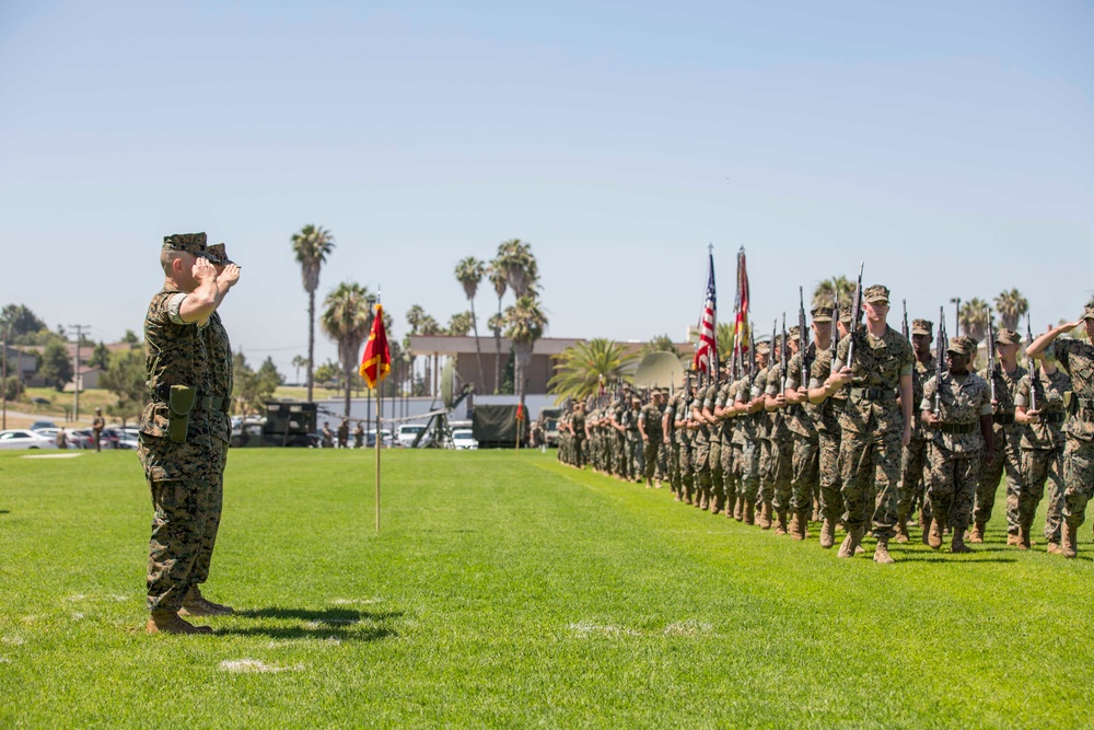 9th Communication Battalion Change of Command