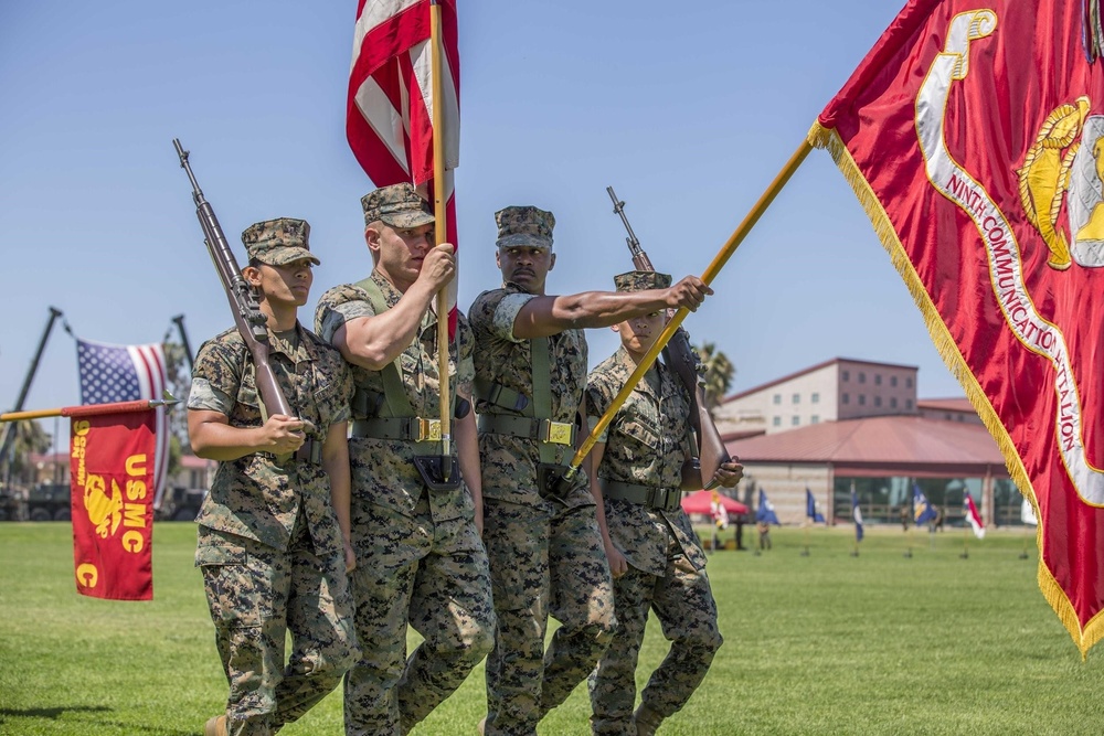 9th Communication Battalion Change of Command