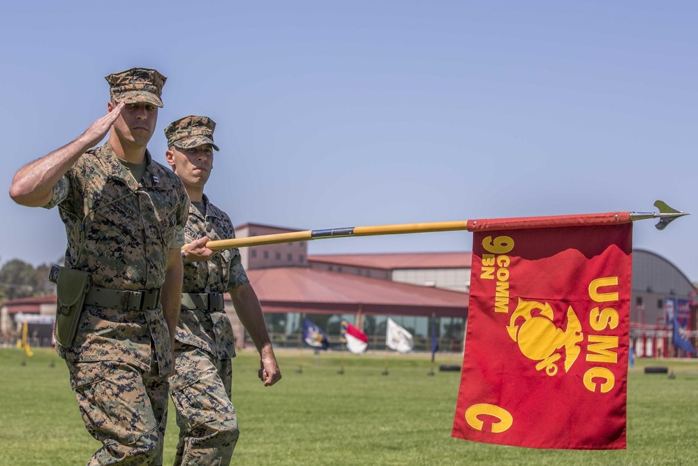 9th Communication Battalion Change of Command