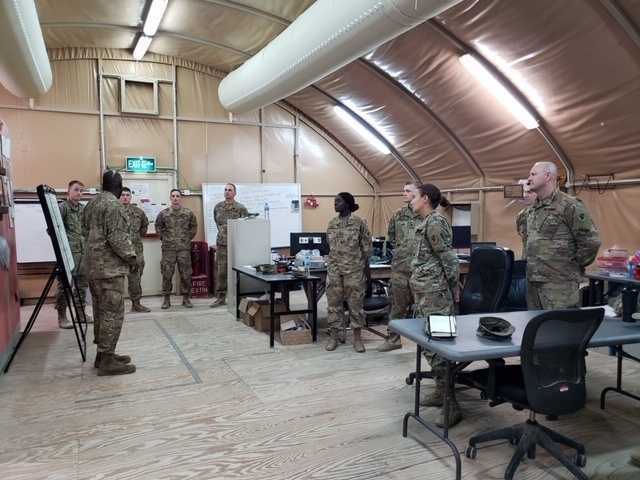 CSM Smalls Visits the 657th MCT