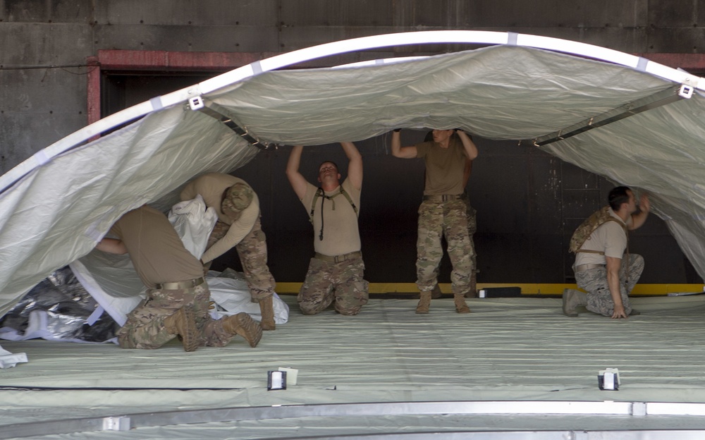Seymour Johnson Airmen set up for Operation Rapid Forge