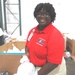 Summer student volunteers give service to local food bank