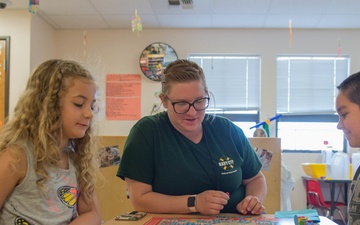 Youth Instructors monitor students