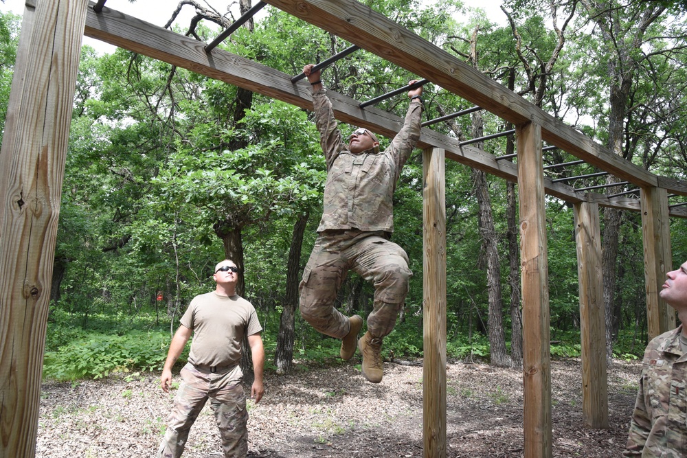 219th Security Forces Squadron members participate in realistic training at Camp Gilbert C. Grafton, N.D.