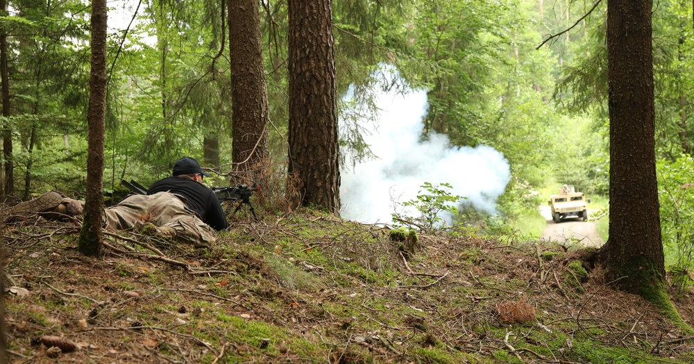 HSC, 601st, 1CAB, Convoy Dry Fire Training Exercise