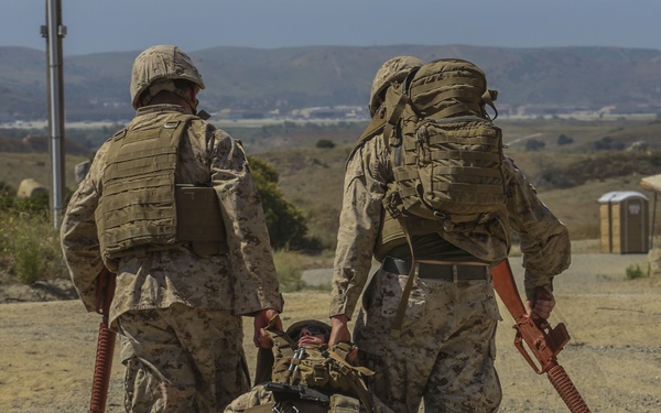 Marines with 1st Marine Logistic Group Participate in Tactical Combat Casualty Care course
