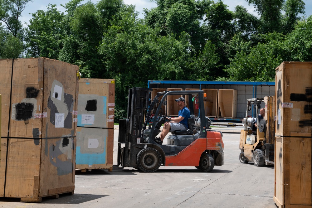 Moving company stores personal property