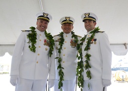 Coast Guard Cutter Oliver Berry holds change of command ceremony