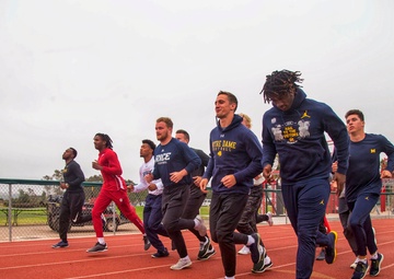 Whitfield Academy athletes come to Camp Pendleton