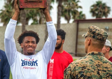 Whitfield Academy athletes come to Camp Pendleton