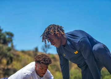 Whitfield Academy athletes come to Camp Pendleton