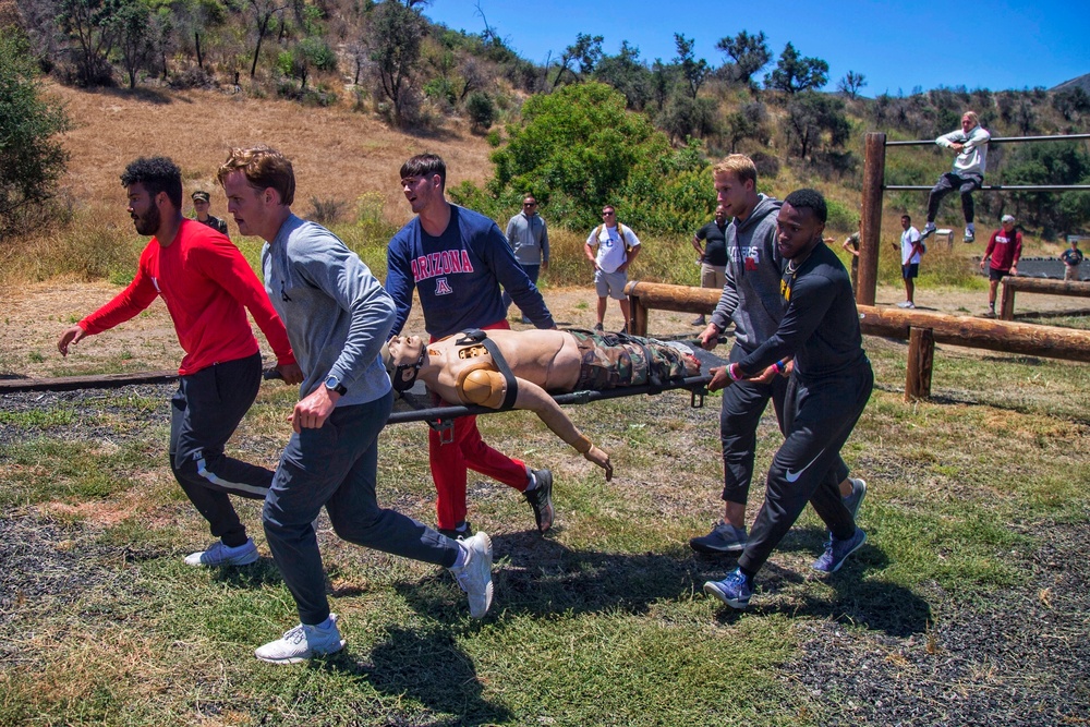 Whitfield Academy athletes come to Camp Pendleton