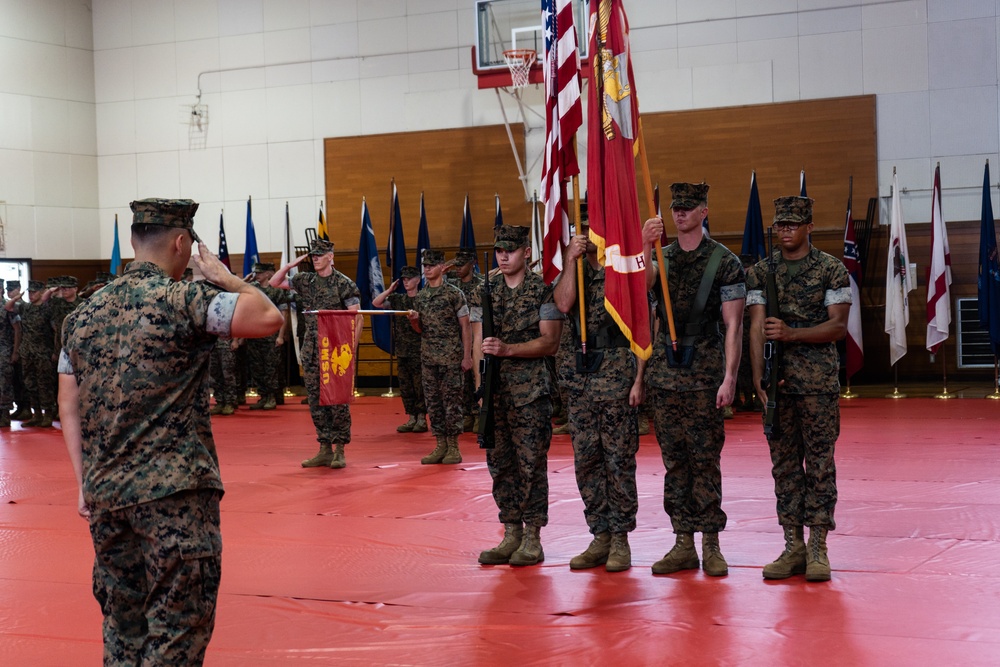 Col. Matthew R. Nation takes charge of Headquarters Battalion