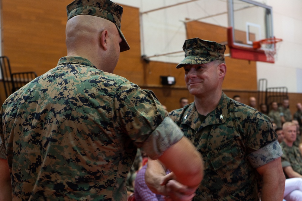 Col. Matthew R. Nation takes charge of Headquarters Battalion